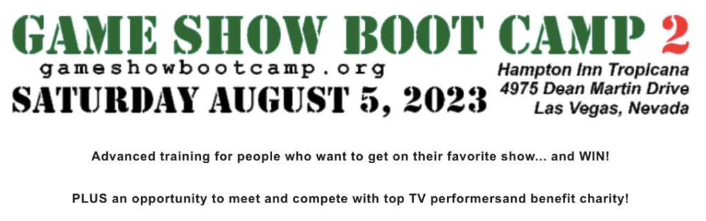 Game Show Boot Camp logo